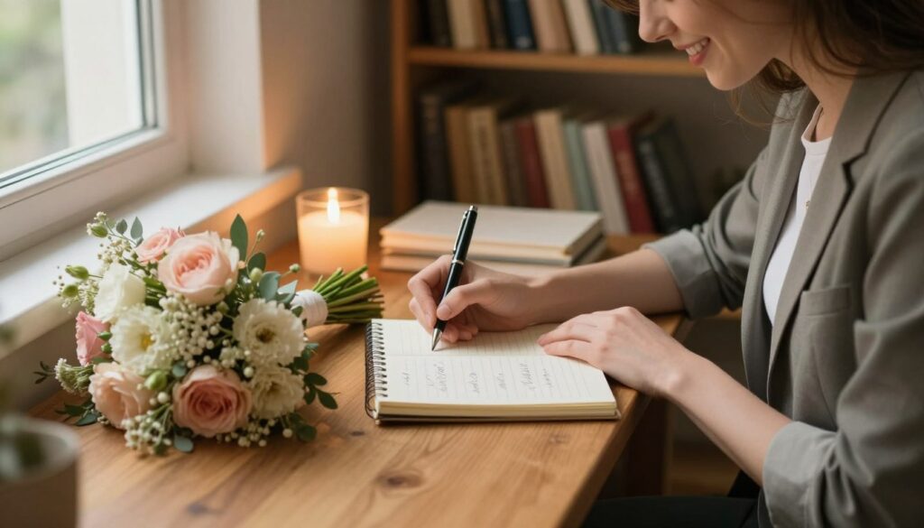 Writing wedding vows