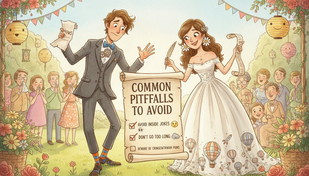 Common Pitfalls to Avoid When Writing Funny Vows Common Pitfalls to Avoid When Writing Funny Vows