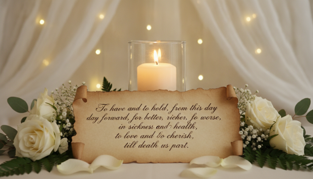 Traditional Wedding Vows