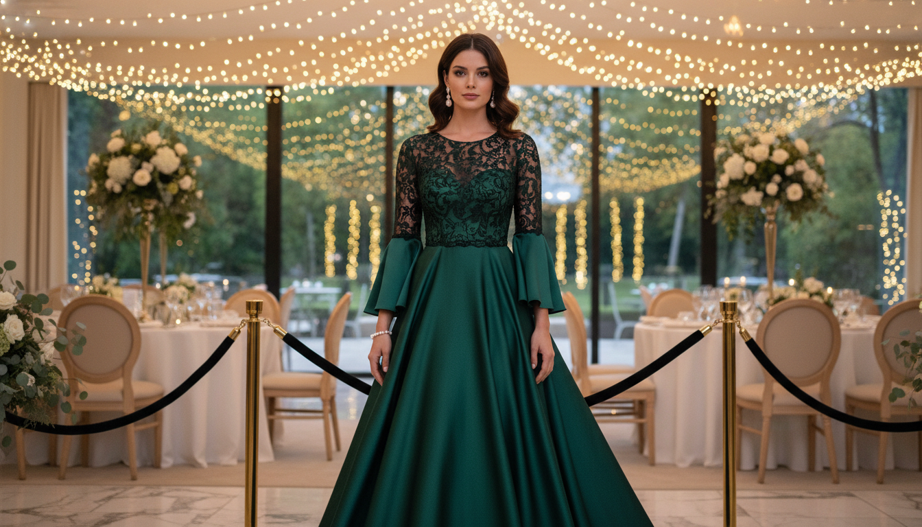 black tie wedding guest dress
