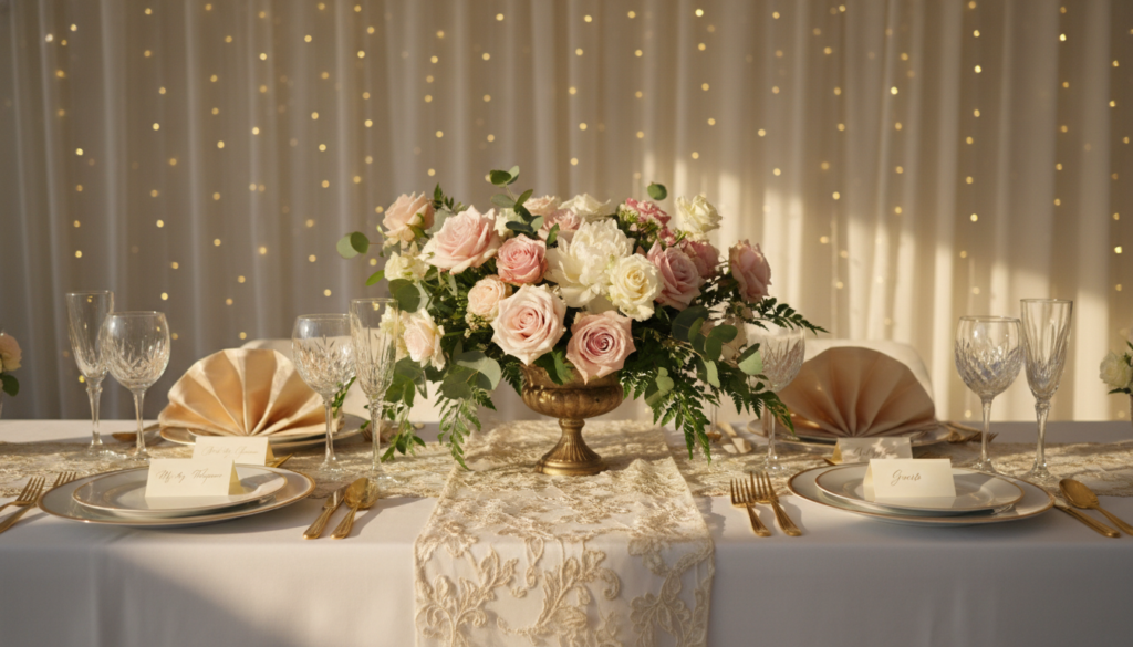 elegant table decor
