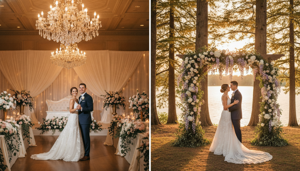 outdoor vs indoor wedding venues outdoor vs indoor wedding venues