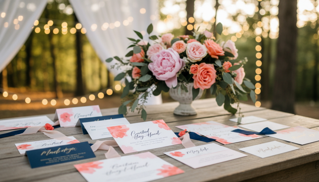 popular summer wedding color combinations