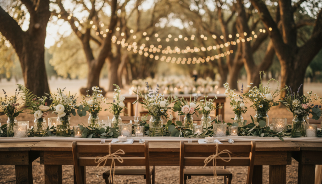 rustic table decor