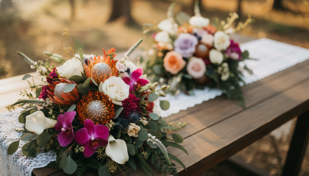 unique and exotic wedding flowers