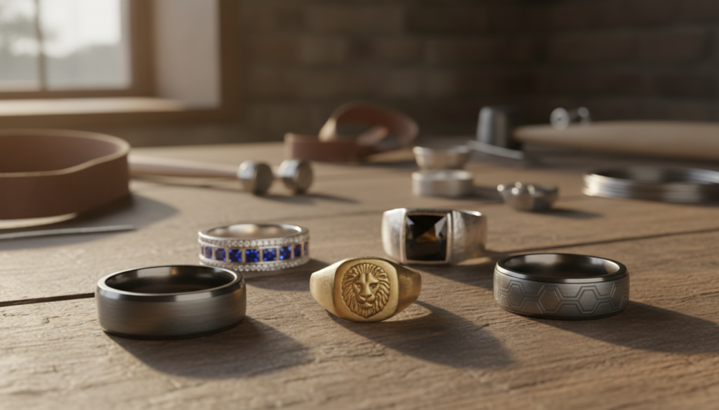 unique men's rings