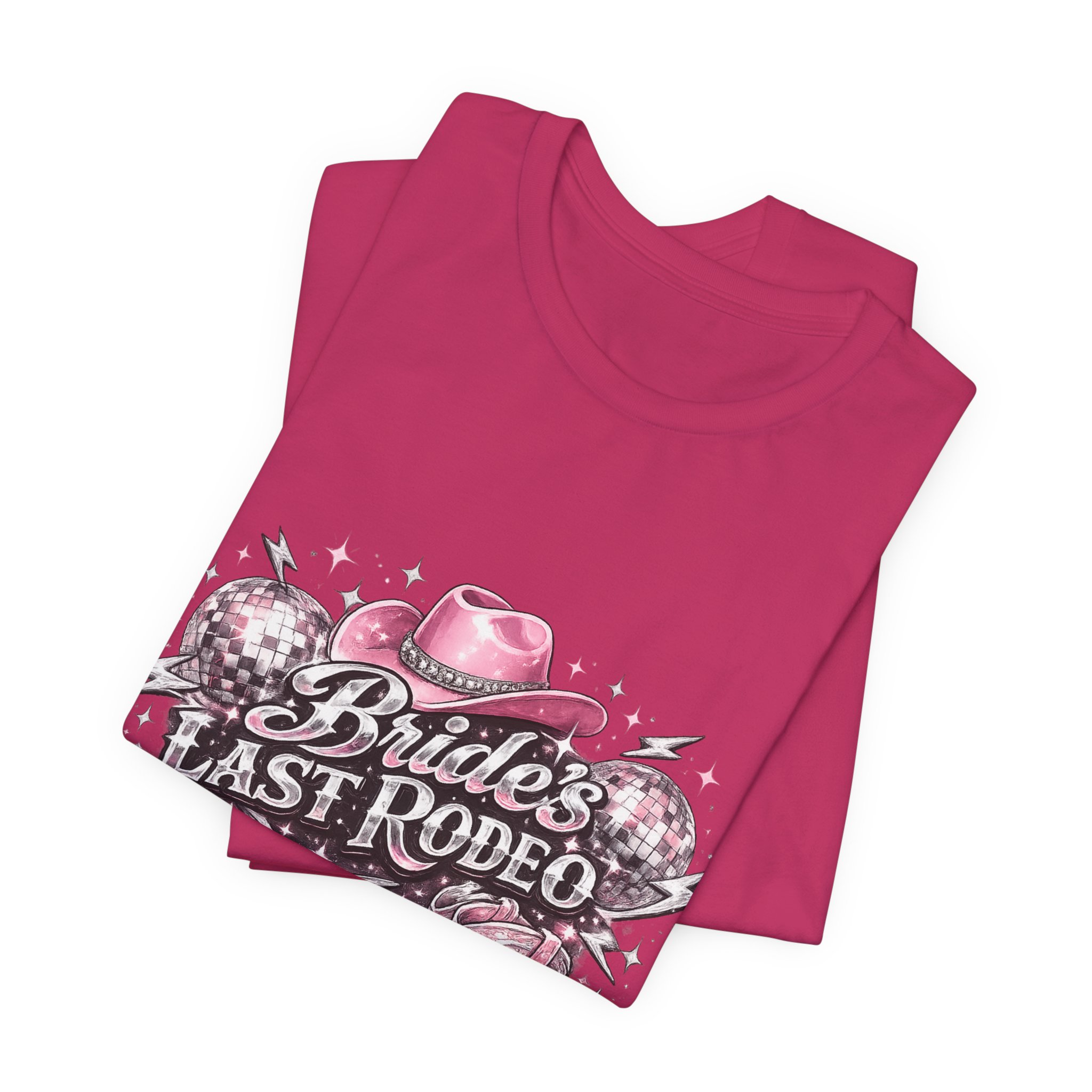 Brides Last Rodeo Tee — Bachelorette Cowboy Boot & Hat Party Shirt - Image 43