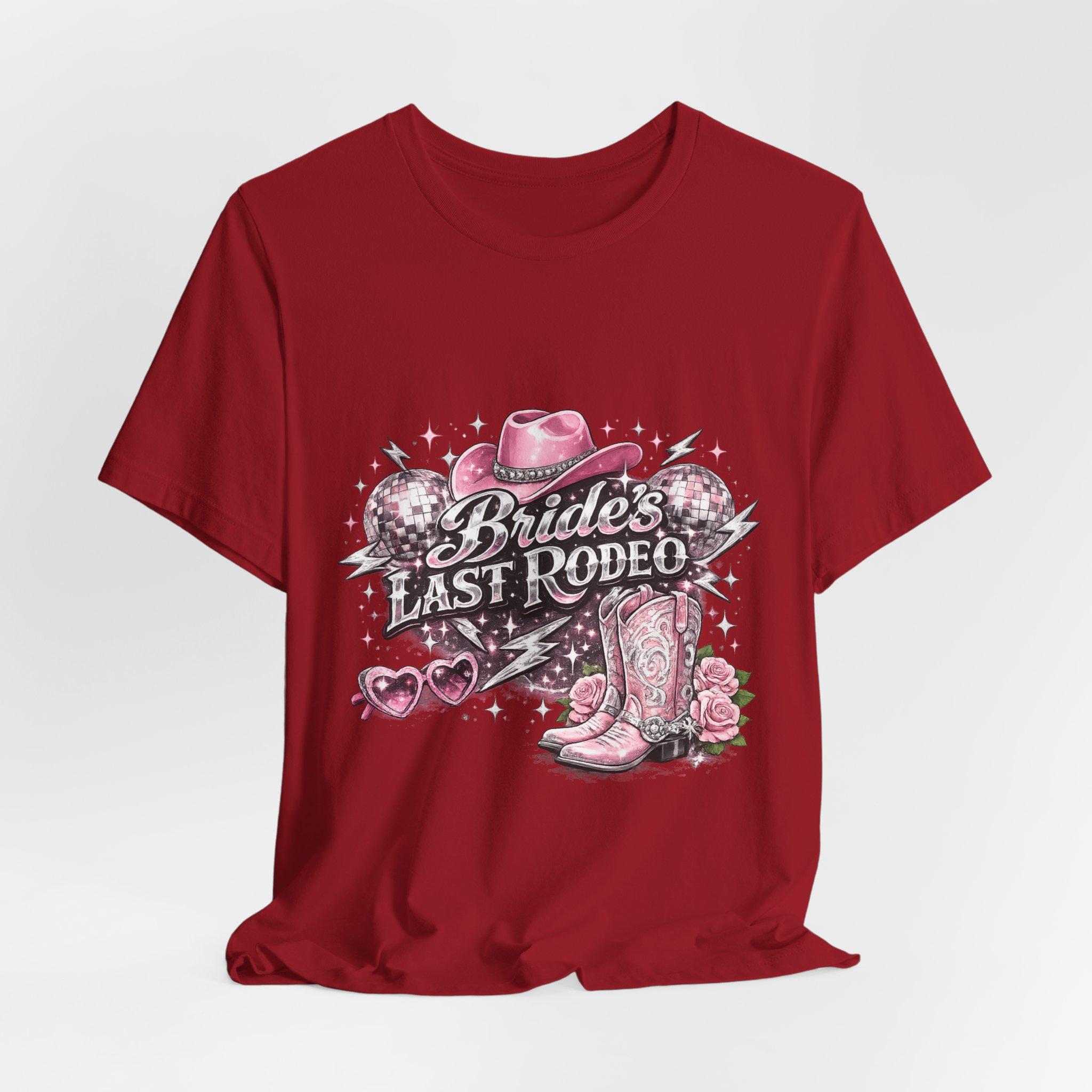 Brides Last Rodeo Tee — Bachelorette Cowboy Boot & Hat Party Shirt - Image 48
