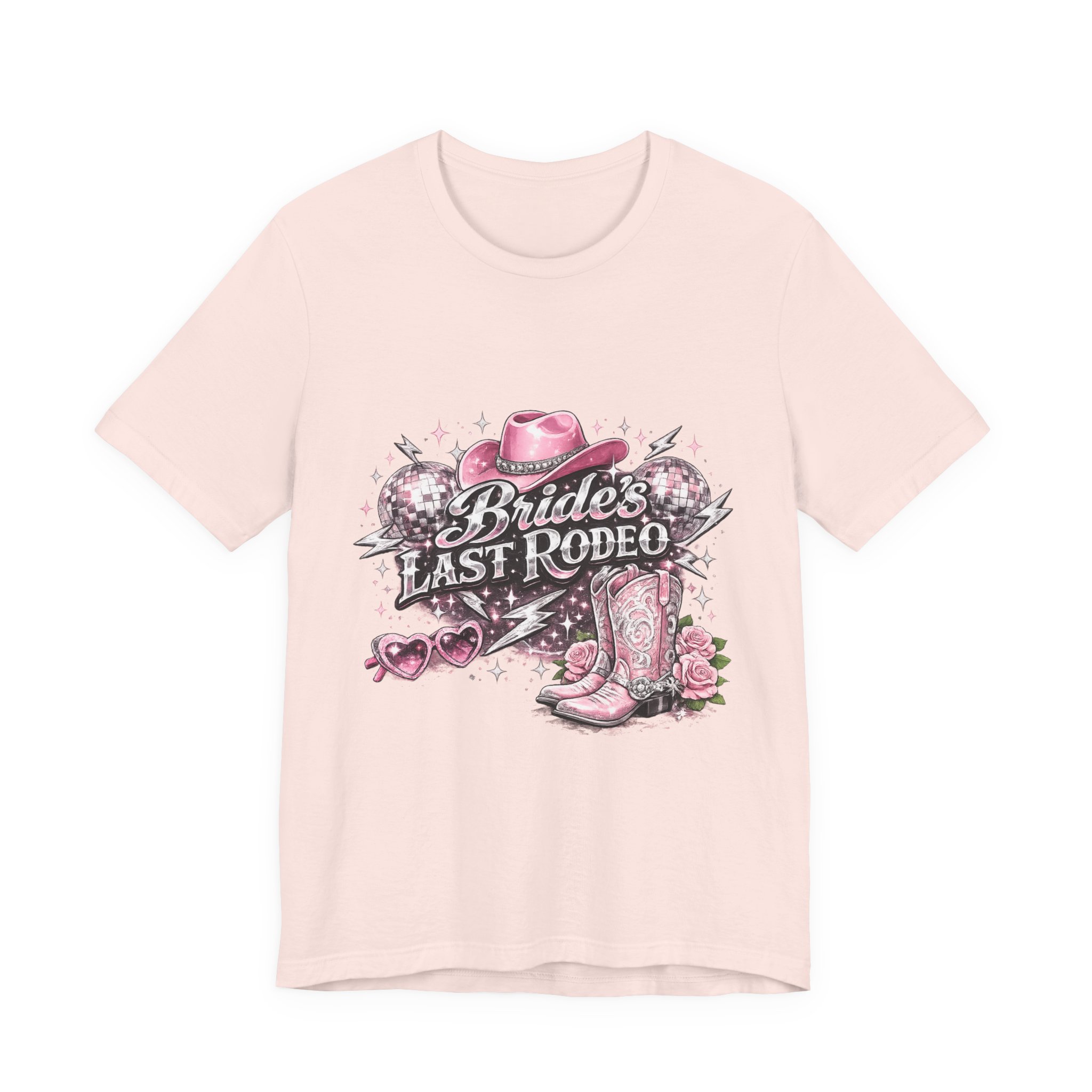 Brides Last Rodeo Tee — Bachelorette Cowboy Boot & Hat Party Shirt - Image 5