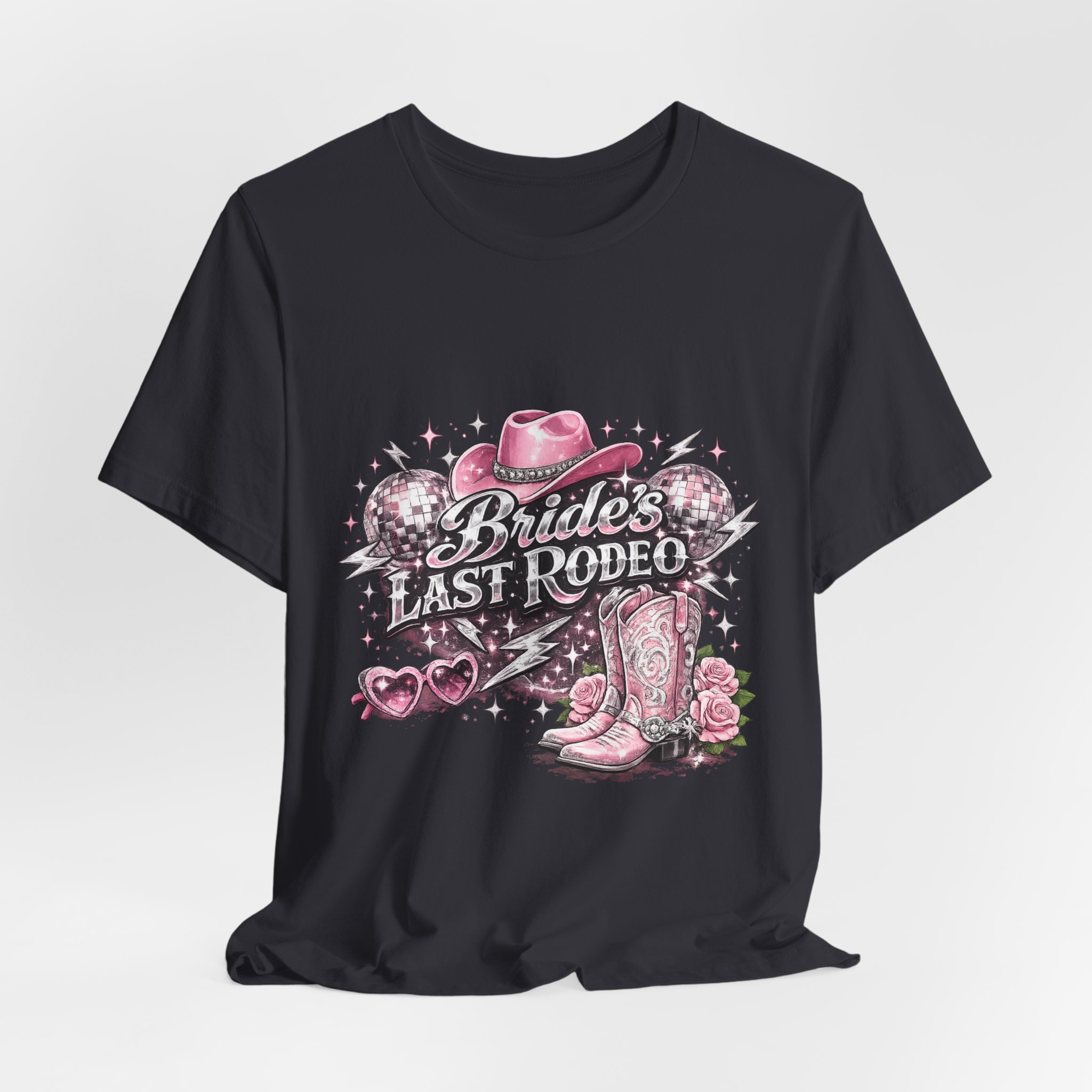 Brides Last Rodeo Tee — Bachelorette Cowboy Boot & Hat Party Shirt - Image 24
