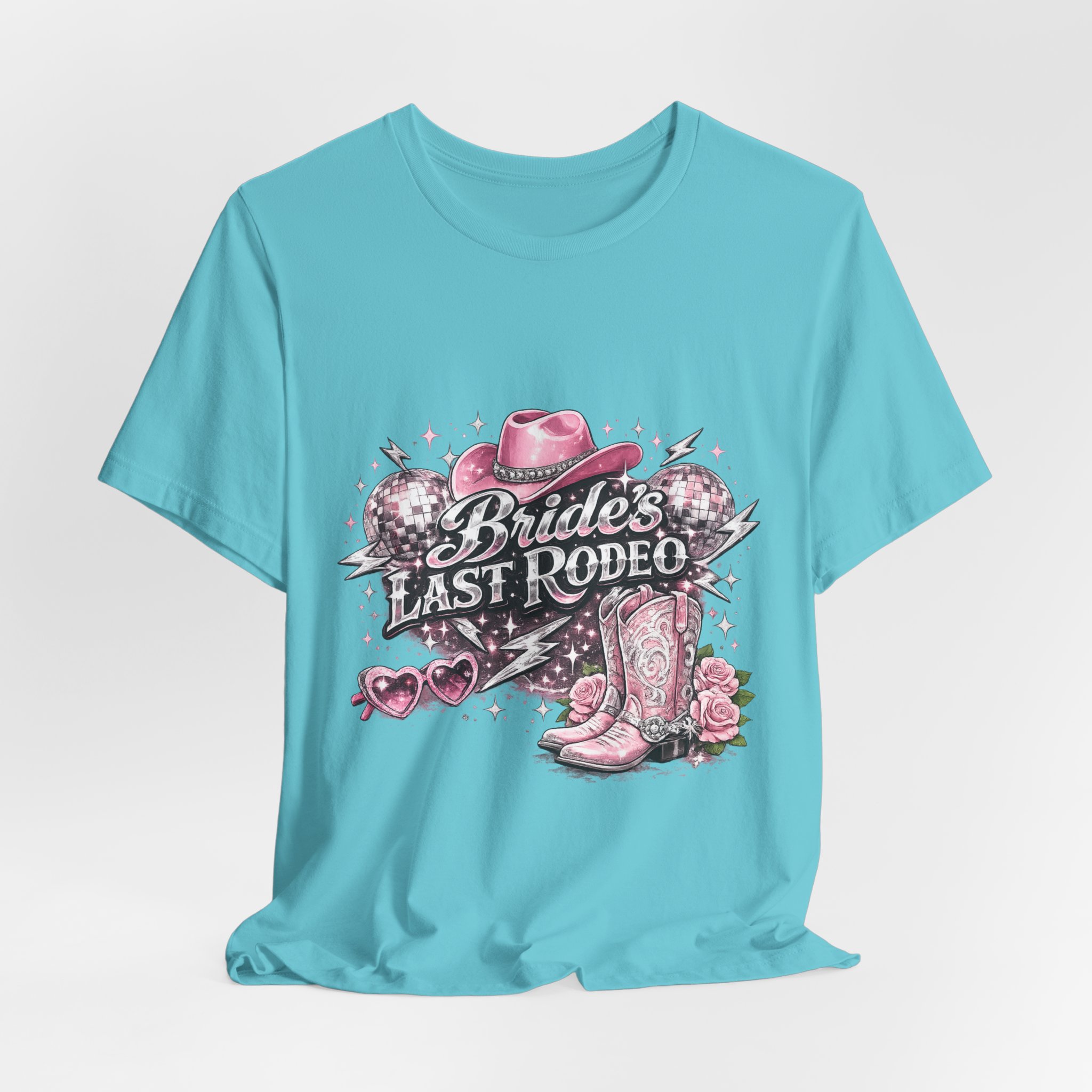 Brides Last Rodeo Tee — Bachelorette Cowboy Boot & Hat Party Shirt - Image 36