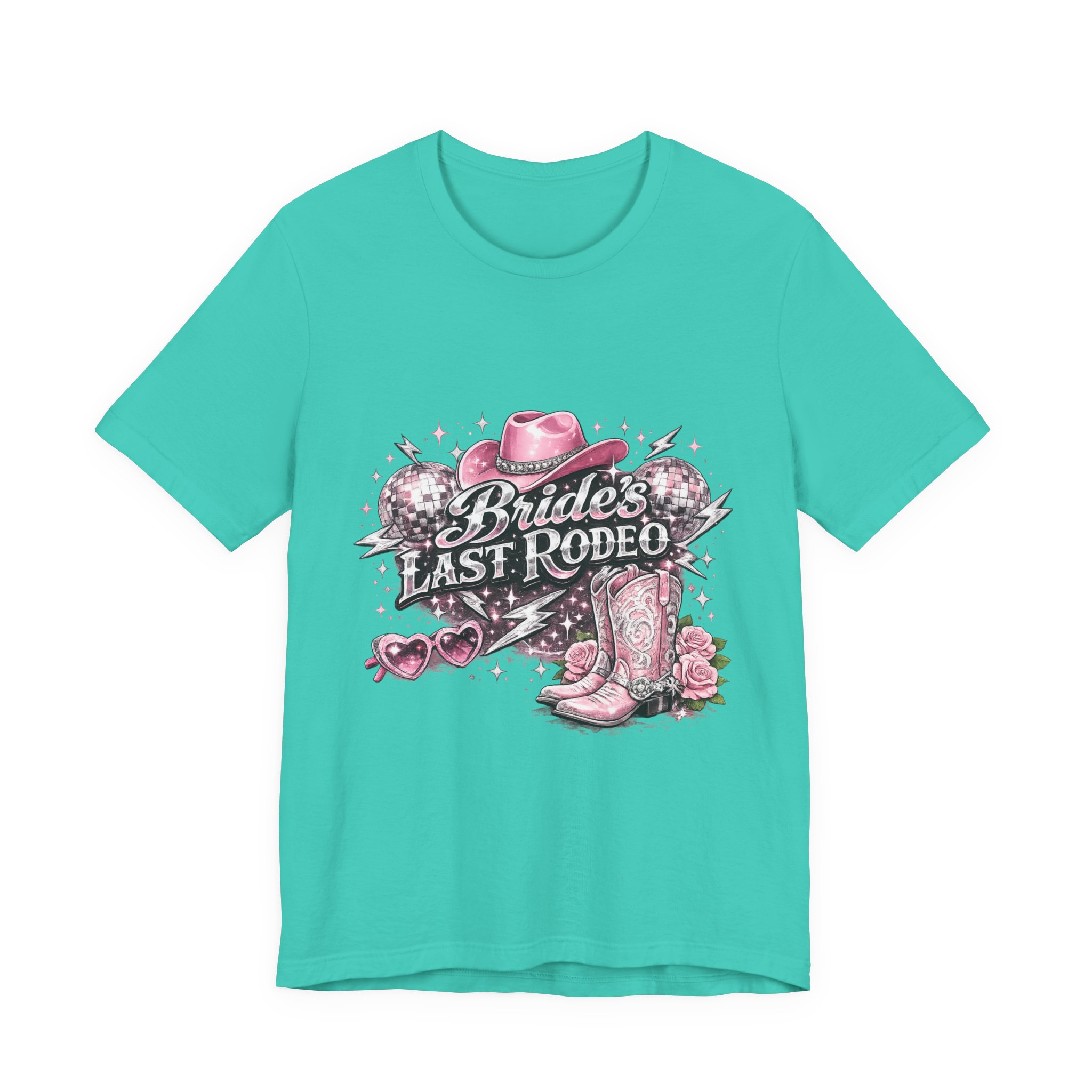 Brides Last Rodeo Tee — Bachelorette Cowboy Boot & Hat Party Shirt - Image 25