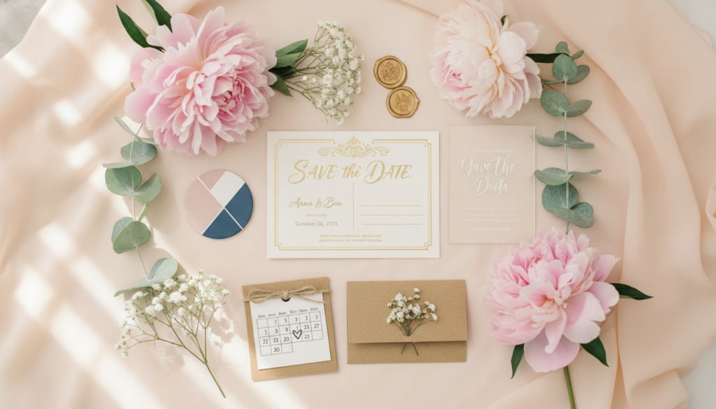 Choosing the right format and design for wedding save the dates